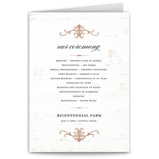 shop the gartner studios personalized elegant scroll folded wedding